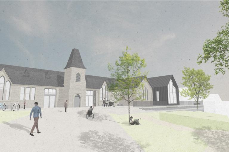 An artist impression of what Duncan Place could look like.