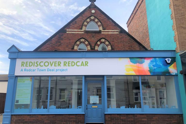 Image of the rediscover Redcar building.