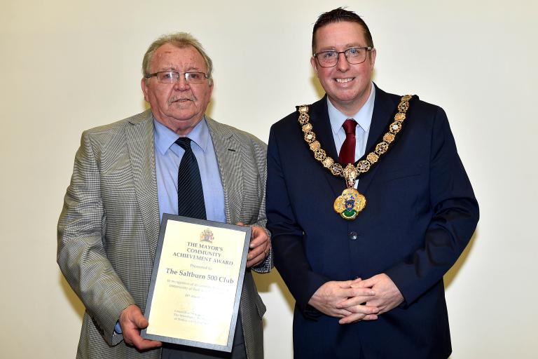 The Saltburn 500 Club with the Mayor