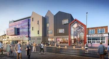 Artist impression of the anchor attraction on Redcar seafront