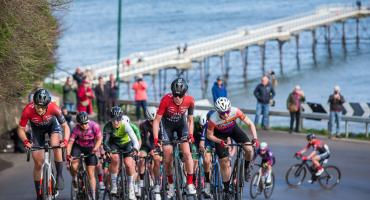 The women cyclists at East Cleveland Classics in Saltburn