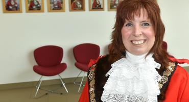 Mayor, Cllr Ceri Cawley